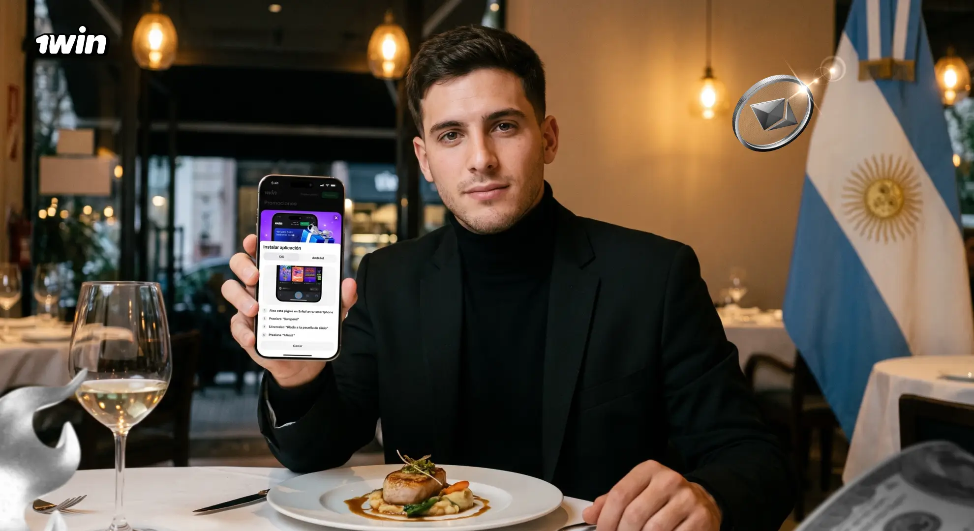 Instalación de 1win en iOS